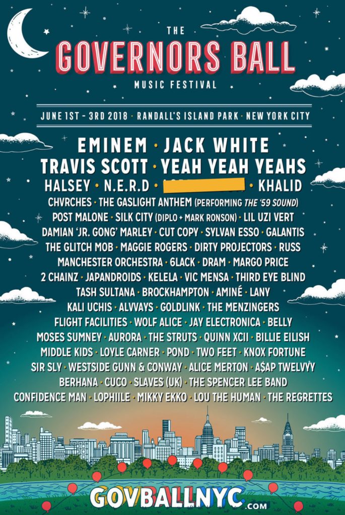 Governors Ball 2018 Lineup