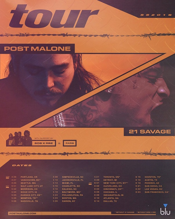 21 Savage and Post Malone Tour