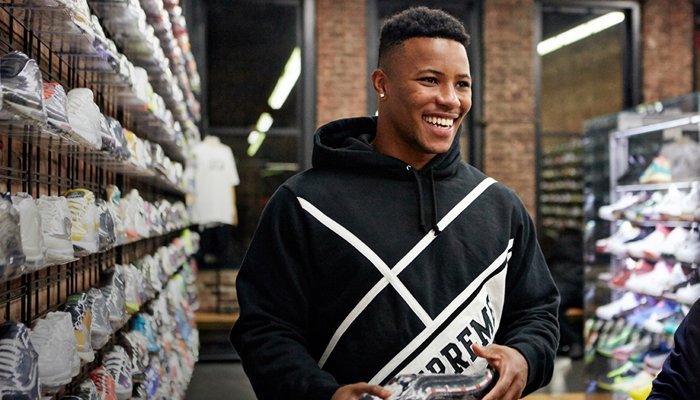Sneaker Shopping With Saquon Barkley
