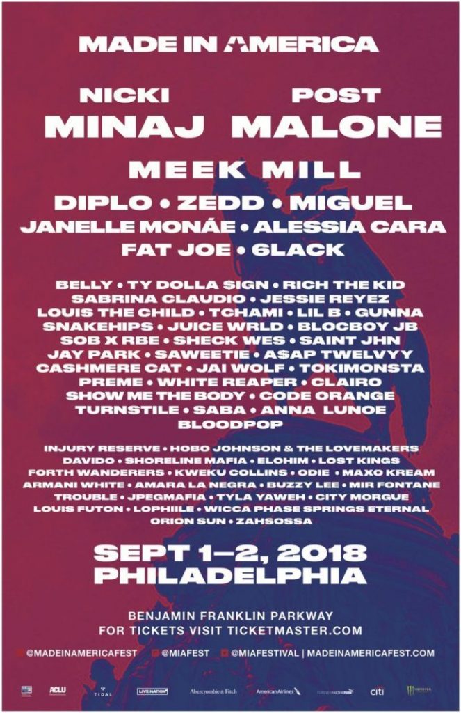 Made In America Fest 2019 Full Lineup