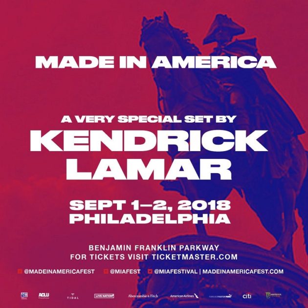 Kendrick Lamar To Perform At Made In America