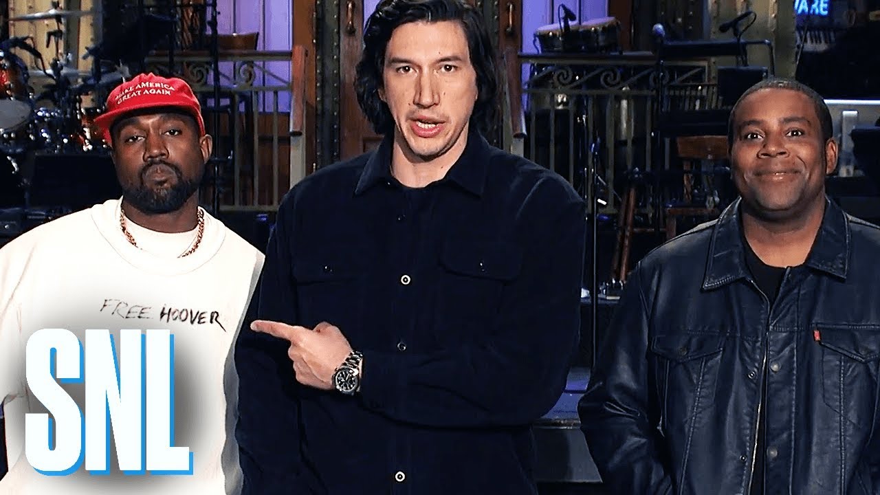 Adam Driver and Kanye West SNL Promo Clips