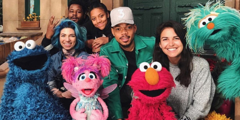 Chance The Rapper Appears On Sesame Street