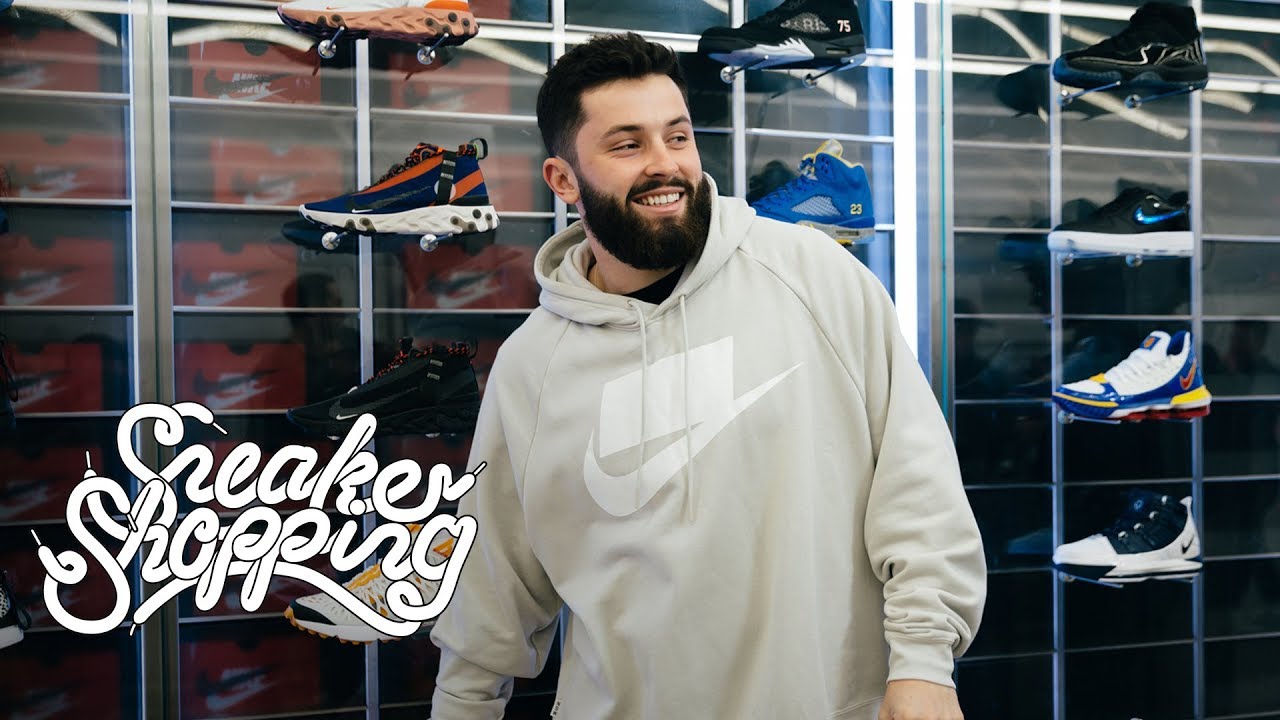 Sneaker Shopping With Baker Mayfield