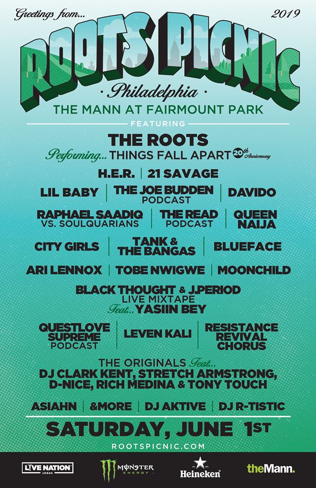 The Roots Picnic 2019 Lineup