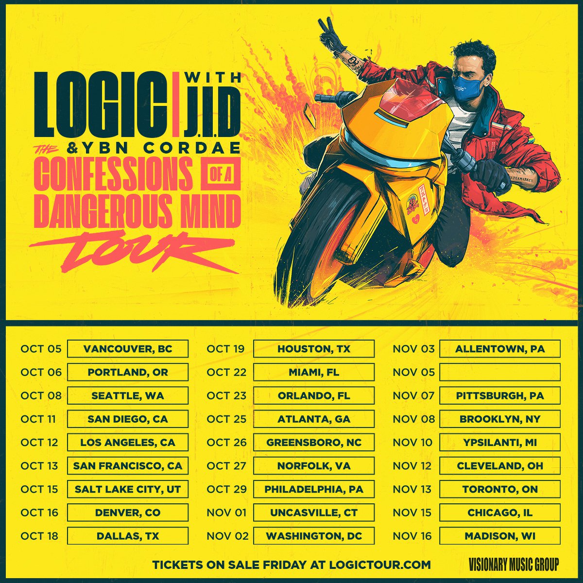 Logic Announces ‘Confessions of a Dangerous Mind’ Tour