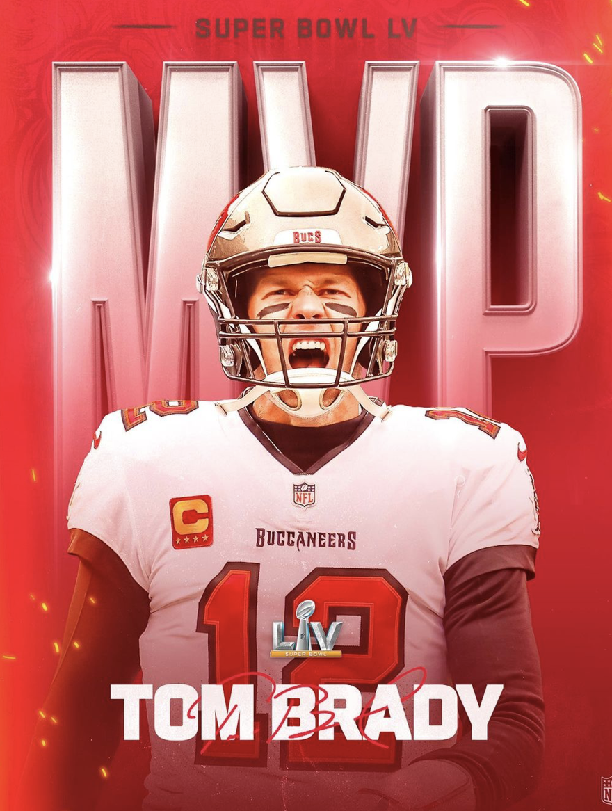 Tom Brady Super Bowl LV MVP