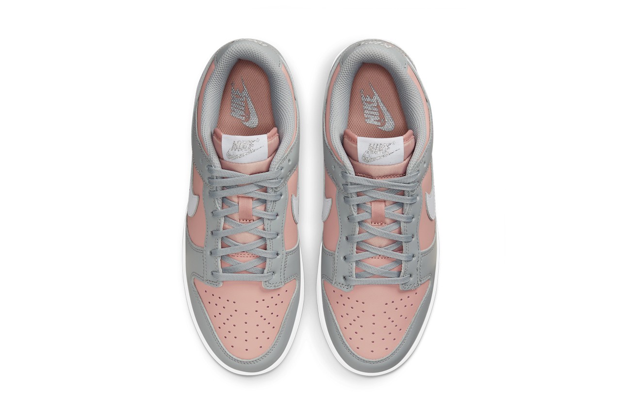 Nike Dunk Low Pink and Gray Official Images · inThrill