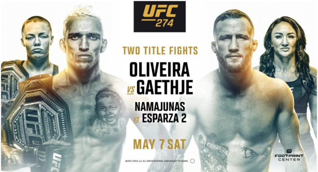 Oliveira vs Gaethje