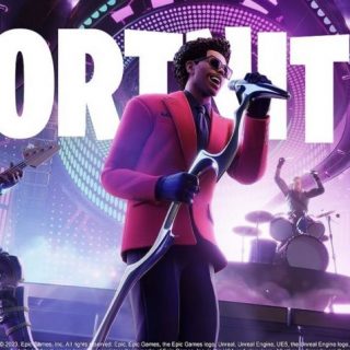 Fortnite x The Weeknd Promo Poster