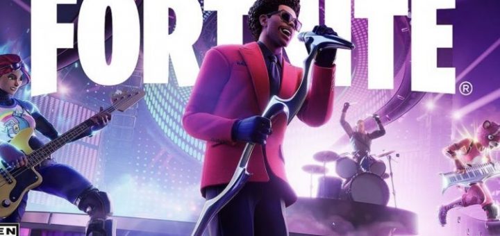 Fortnite x The Weeknd Promo Poster