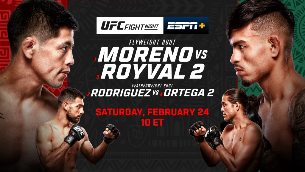 Moreno vs Royval 2 Fight Poster