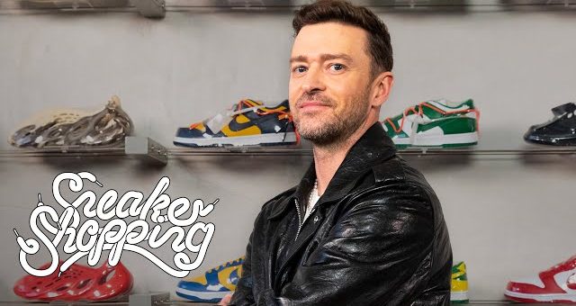 Justin Timberlake Sneaker Shopping