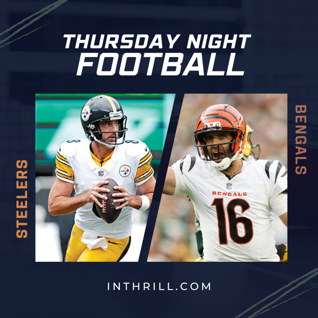 Thursday Night Football Steelers vs Bengals