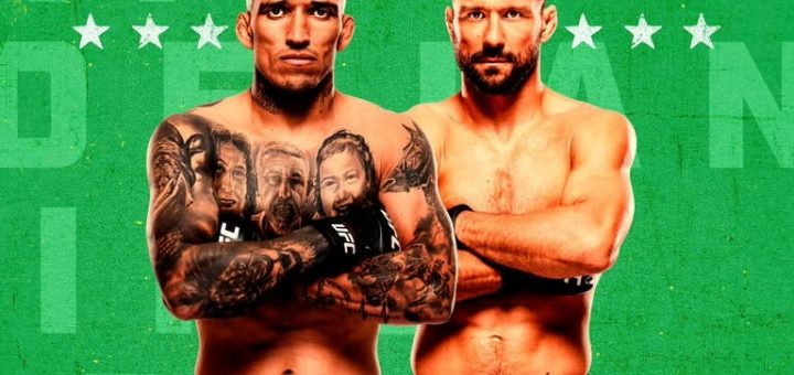 Charles Oliveira vs Mateusz Gamrot UFC Fight Night Rio poster