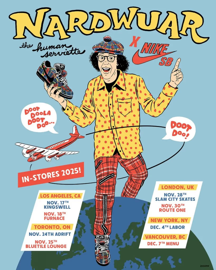 Nardwuar x Nike SB Dunk Shoe Announcement