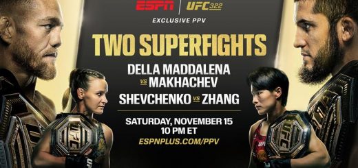 UFC 322 New York Maddalena vs Makhachev Poster and Fight Card