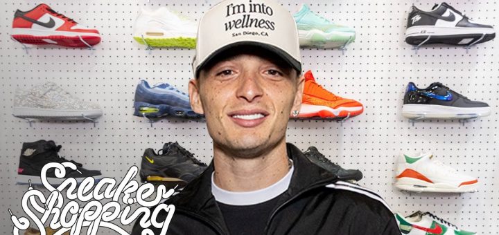Peso Pluma Sneaker Shopping at ComplexCon