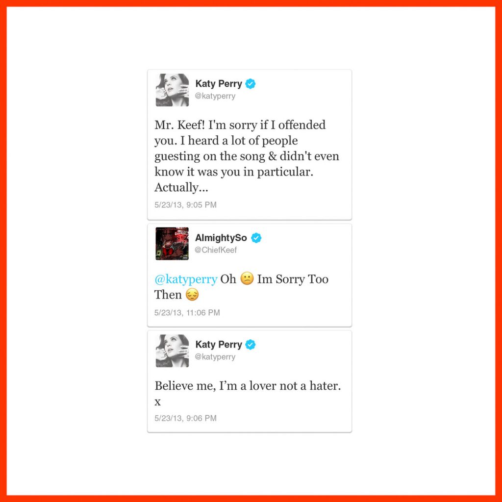 Katy Perry and Chief Keef Legendary Lovers