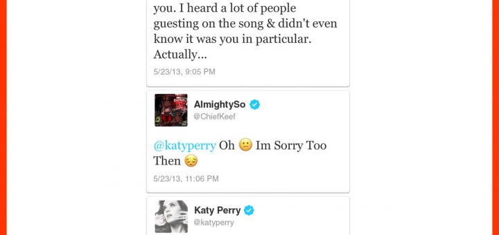 Katy Perry and Chief Keef Legendary Lovers