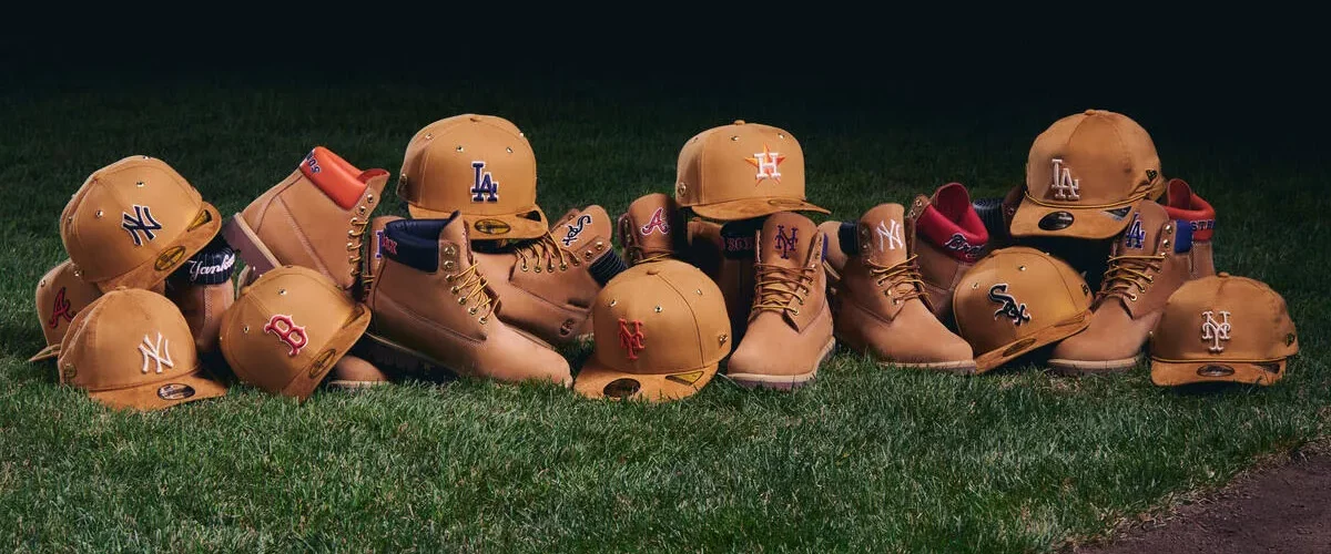 Timberland x New Era x MLB boot and cap collection