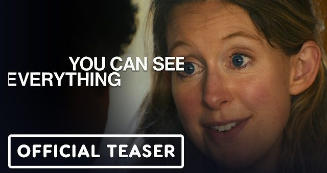 Elizabeth Holmes in a still from A24's documentary "You Can See Everything"