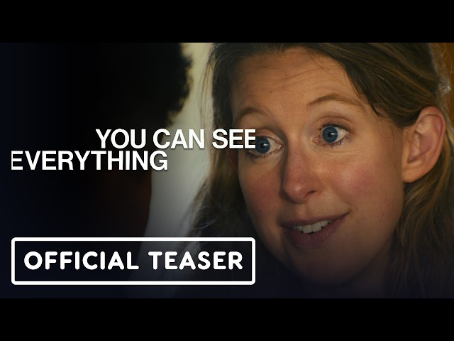 Elizabeth Holmes in a still from A24's documentary "You Can See Everything"