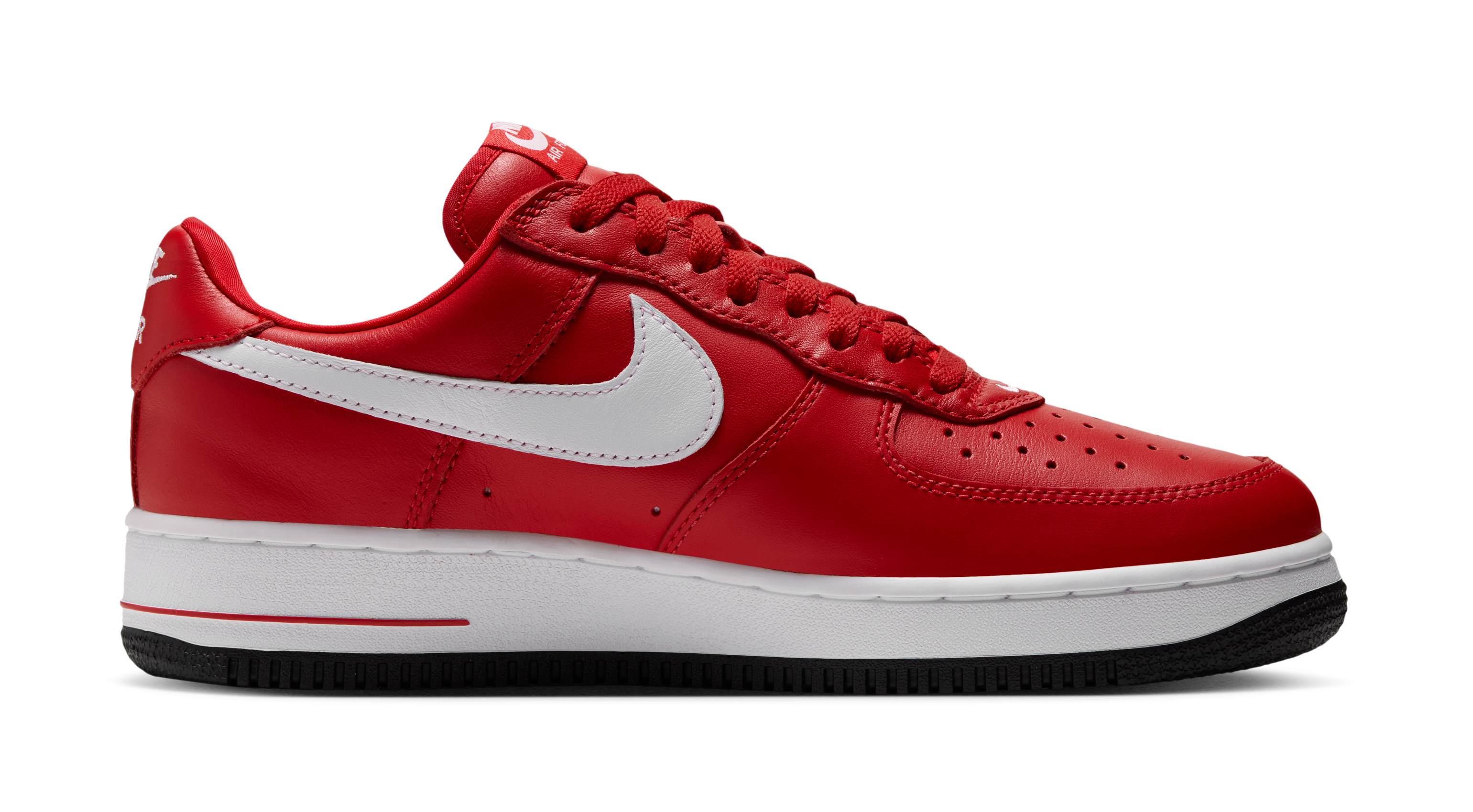 Victor Victor x Nike Air Force 1 "University Red" side view inside