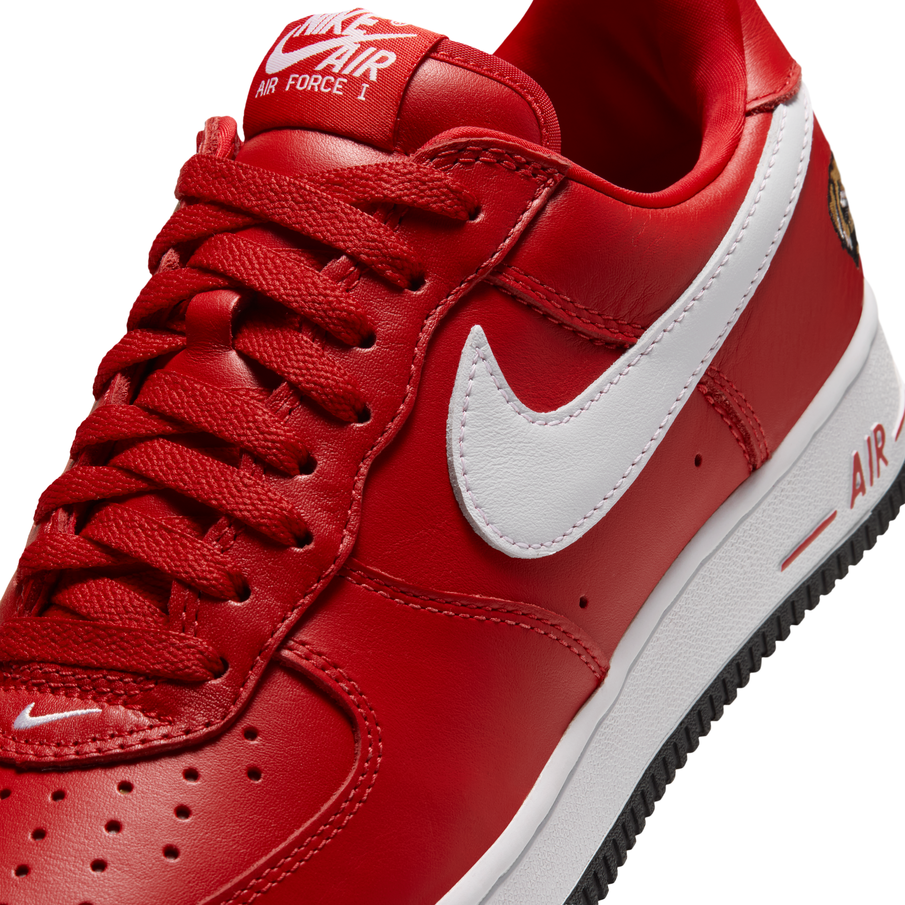 Victor Victor x Nike Air Force 1 "University Red" medial side view