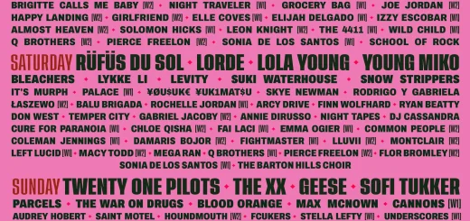 Austin City Limits 2026 festival poster listing the full lineup by day
